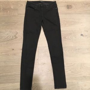 Joe's skinny black jeans size 28